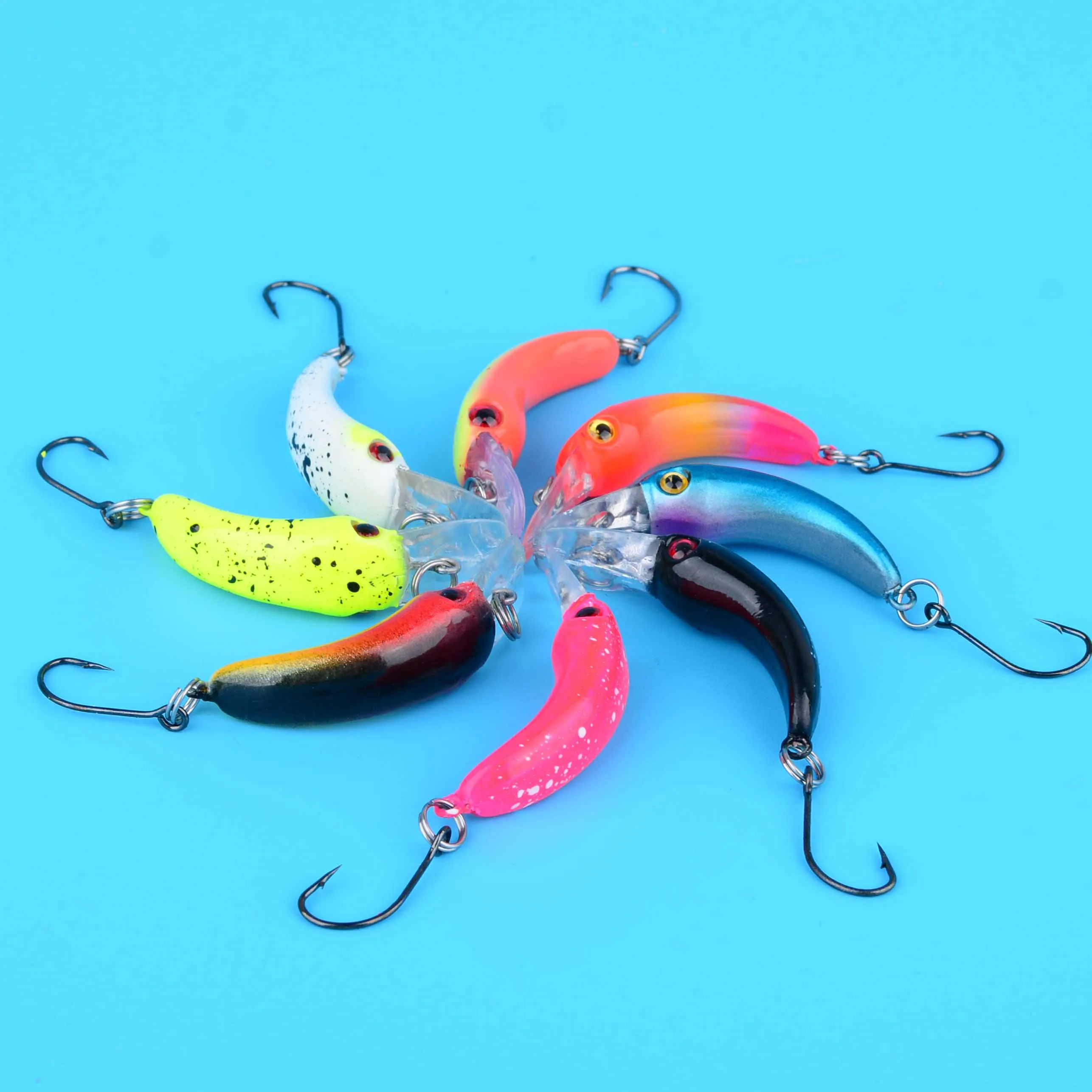 Micro señuelo duro flotante 1.2g – Wobbler para trucha lubina y perca - imagen 5