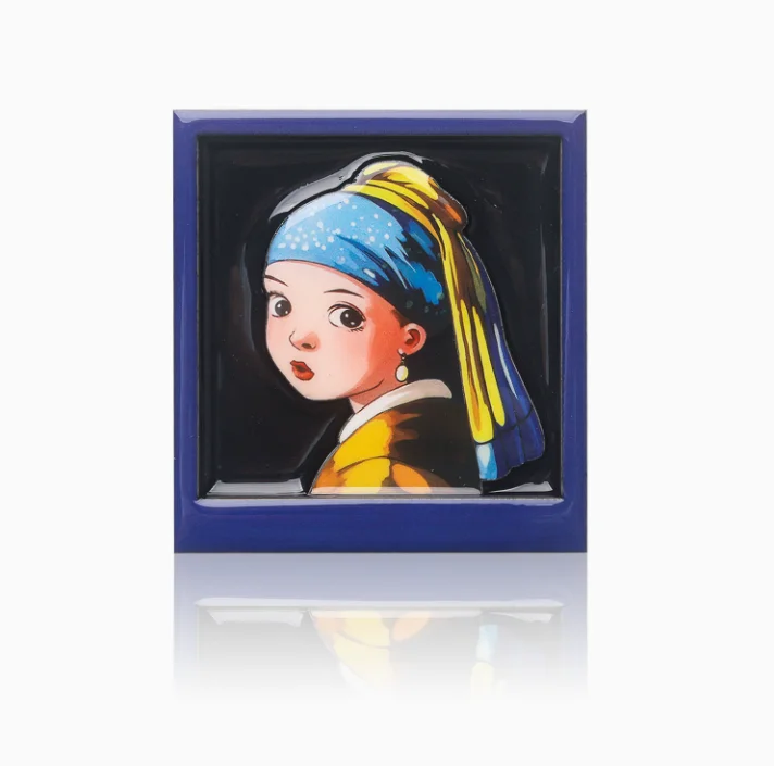 Q-versie Van Gogh koelkastmagneet |   Celebrity Art Renaissance Decor |   Handwerk ambachtelijke stickers |   DIY Home Decor cadeau-idee