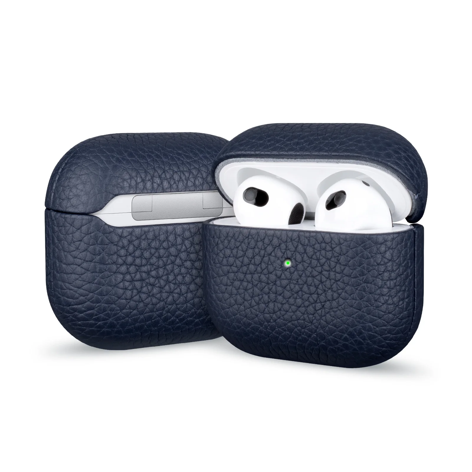 حافظة جلدية لأجهزة AirPods 4 حافظات سماعات أذن للأعمال لأجهزة Apple AirPods 4 4th Generation 2024 غطاء سماعة الرأس Mag