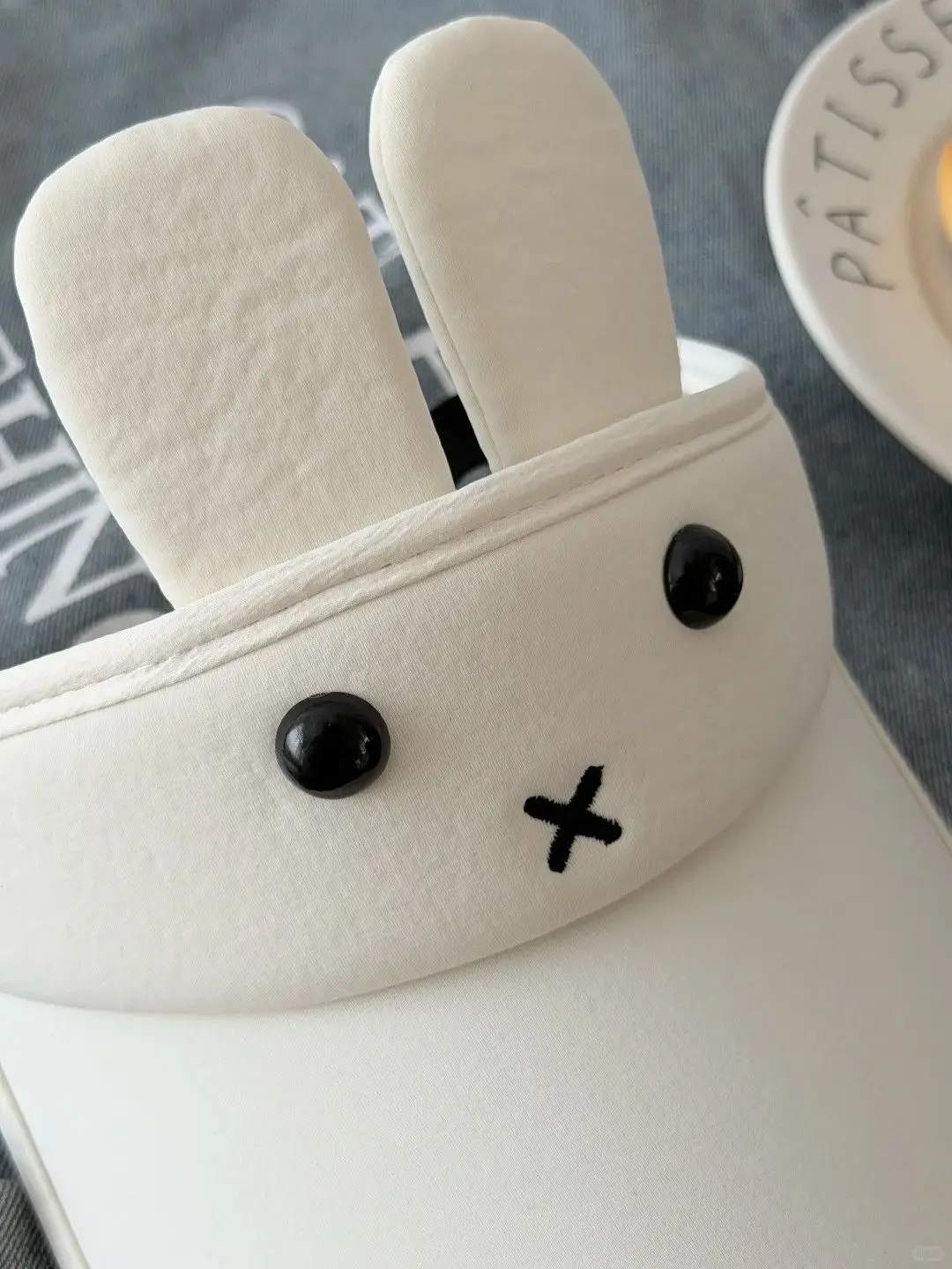 Lovable Cute Miffy Rabbit Ear Empty Top Hat Woman Summer Brief Sun-proof Hide From Sunlight Wide Eaves Fashion Be All Match New