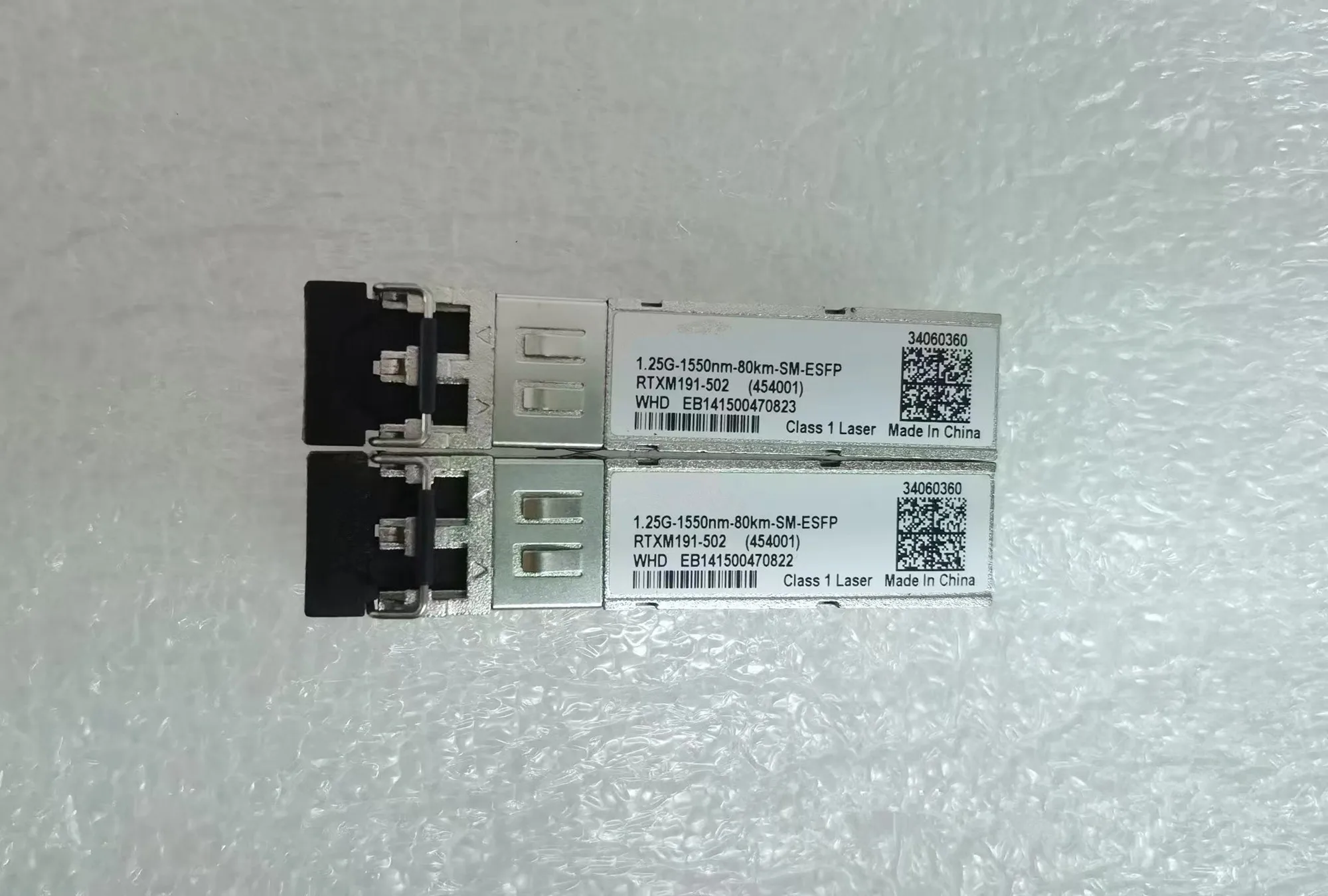 

HW ESFP 1.25G 80km Optical Module 34060360 1.25G-1550nm-80km-SM-ESFP RTXM191-502 454001 LTD1519-BC+ Gigabit 80KM Adapter Switch