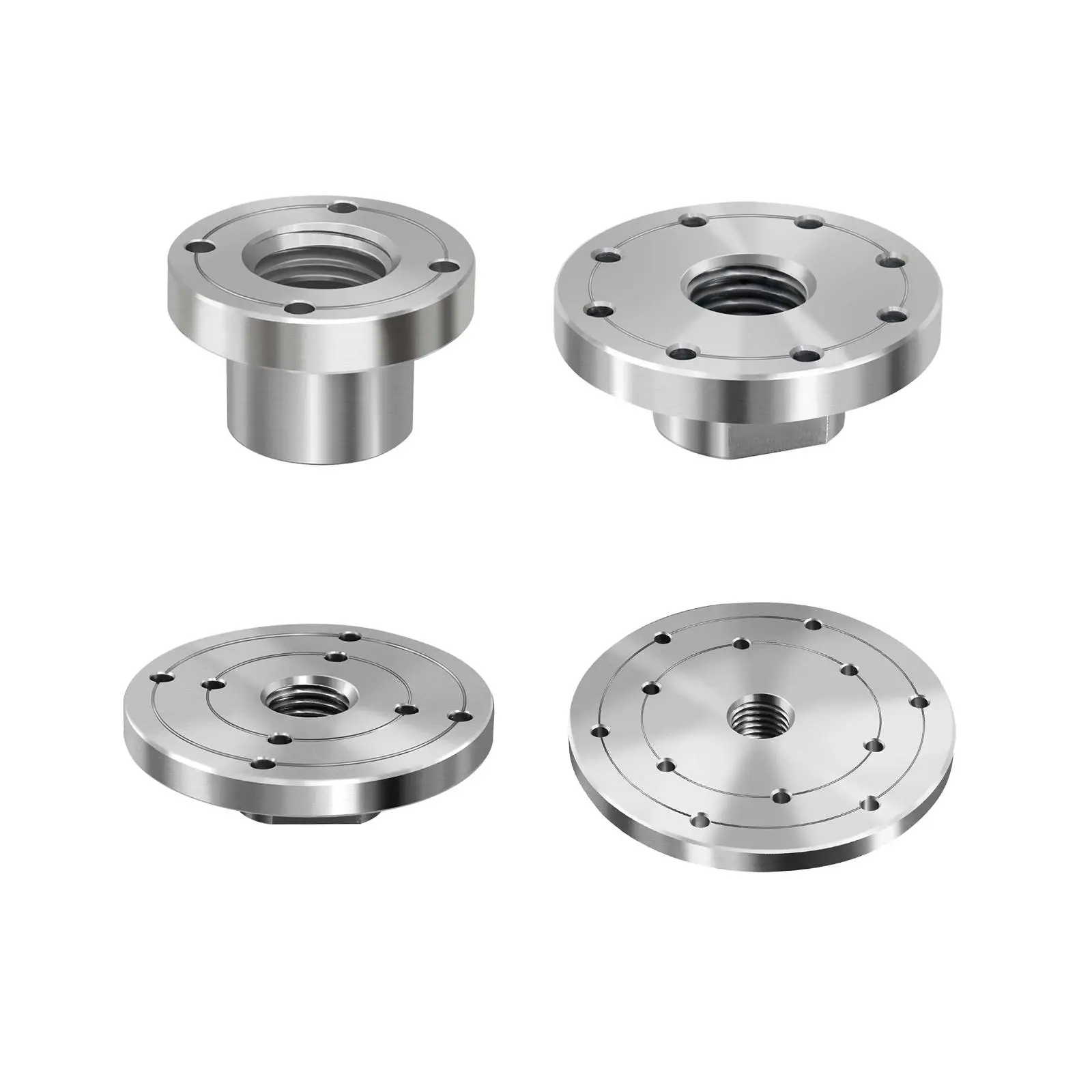 Alloy Steel Wood Lathe Chuck Faceplate for Bowl Turning Projects Mounting Holes Compatible with Most Lathes Tool Part