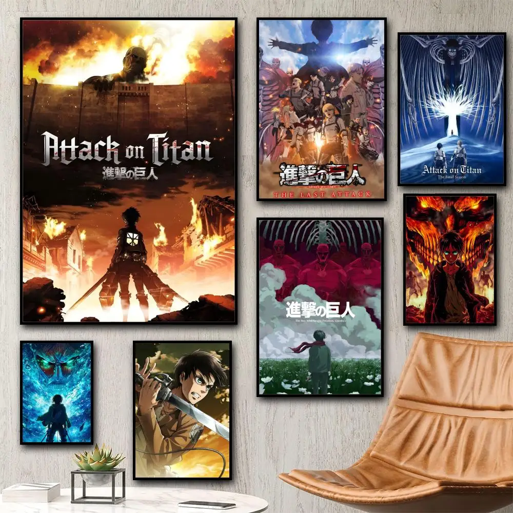 ataque-ao-tita-eren-jeager-pintura-caligrafia-cartaz-da-lona-vinco-livre-impermeavel-duravel-todo-o-espaco-decoracao-da-parede