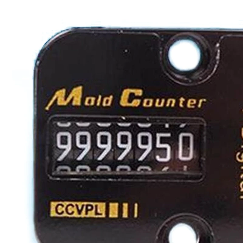 Counter Mechanical Counter 7 Digit Automatic Memory Mold Counter Square 9cm
