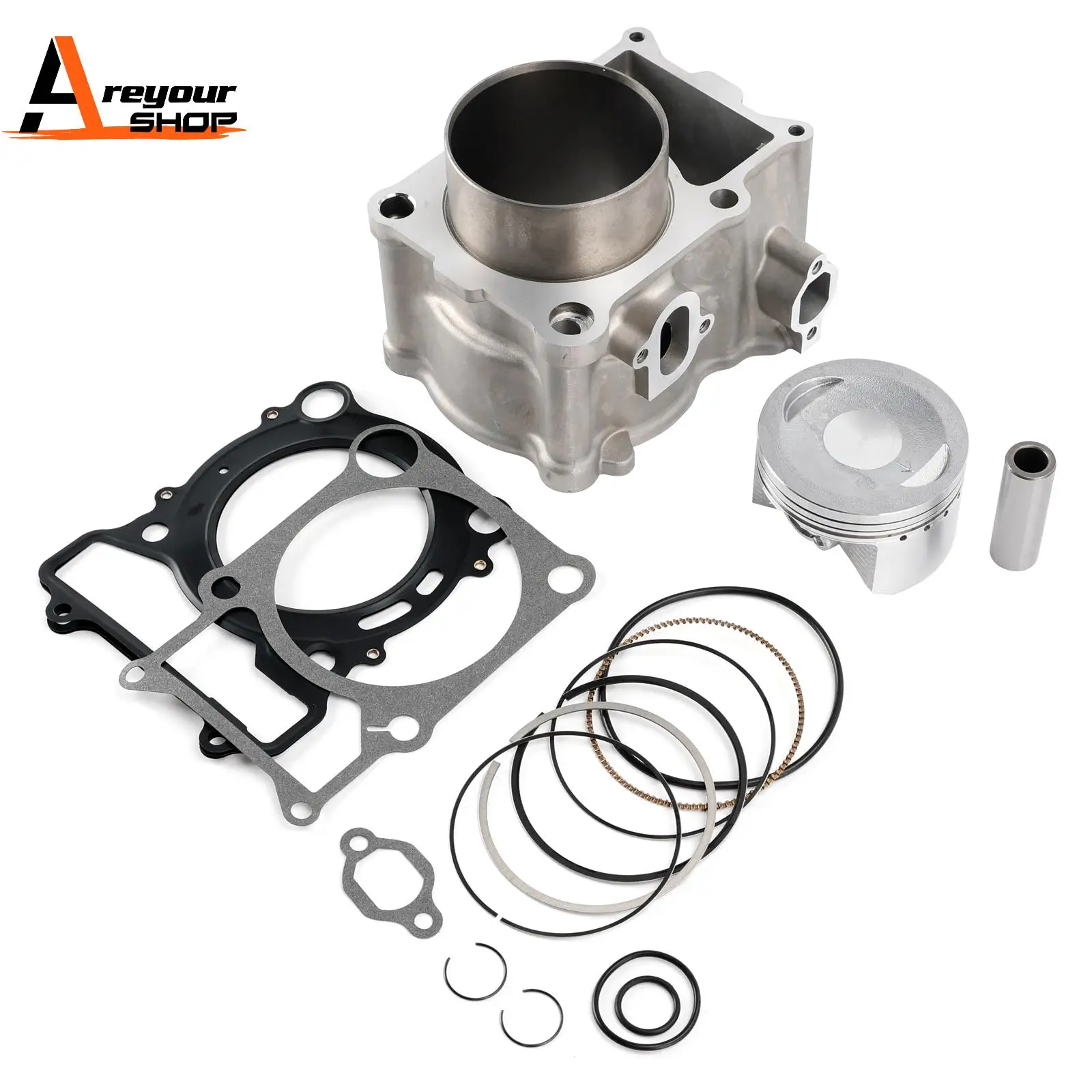 

КОМПЛЕКТ ПРОКЛАДКИ ПОРШКА ЦИЛИНДРА AREYOURSHOP ДЛЯ YAMAHA GRIZZLY KODIAK WOLVERINE YFM 450 RHINO 450