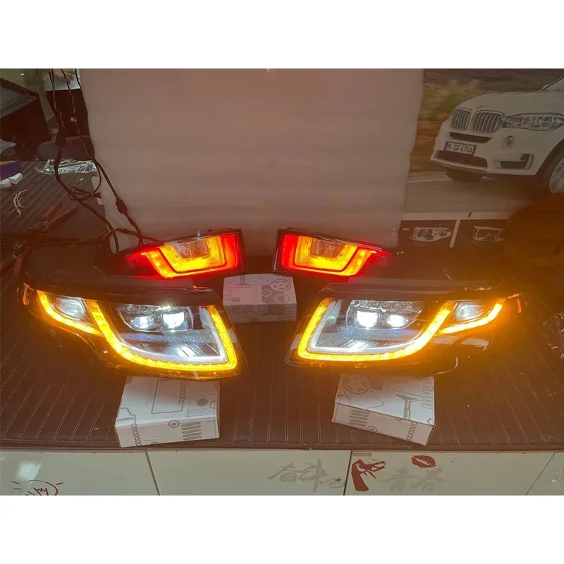 2012+Range Rover Evoque Head Light Tail Lights New Design Car Light