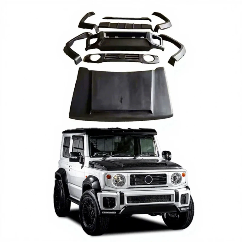 

Hot selling Other Auto Parts Kit for Upgrade to Wide Body Style Front Rear Bumper Wheel Eyebrow Hood Bodyk