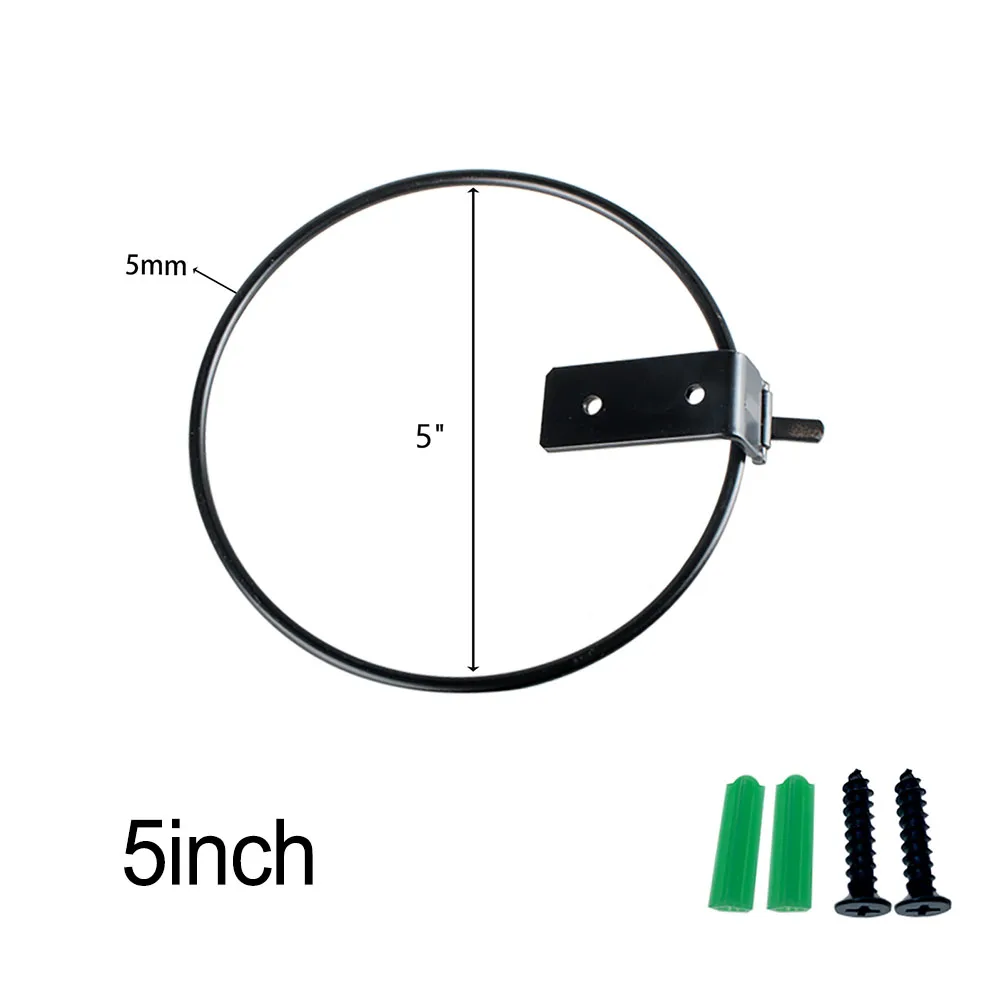 4/5/6/8 Cal stojak uchwyt na doniczkę zestaw pierścieni ścienna roślina doniczkowa półka składany hak kosz na kwiaty wspornik stojak na kulkę