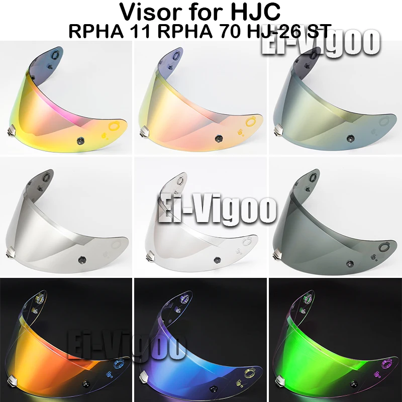 HJ-26 Helmet Visor for RPHA 70 RPHA 11 HJ-26 ST Motorcycle Helmet Shield Universal Size Sunscreen Casco Moto Accessories