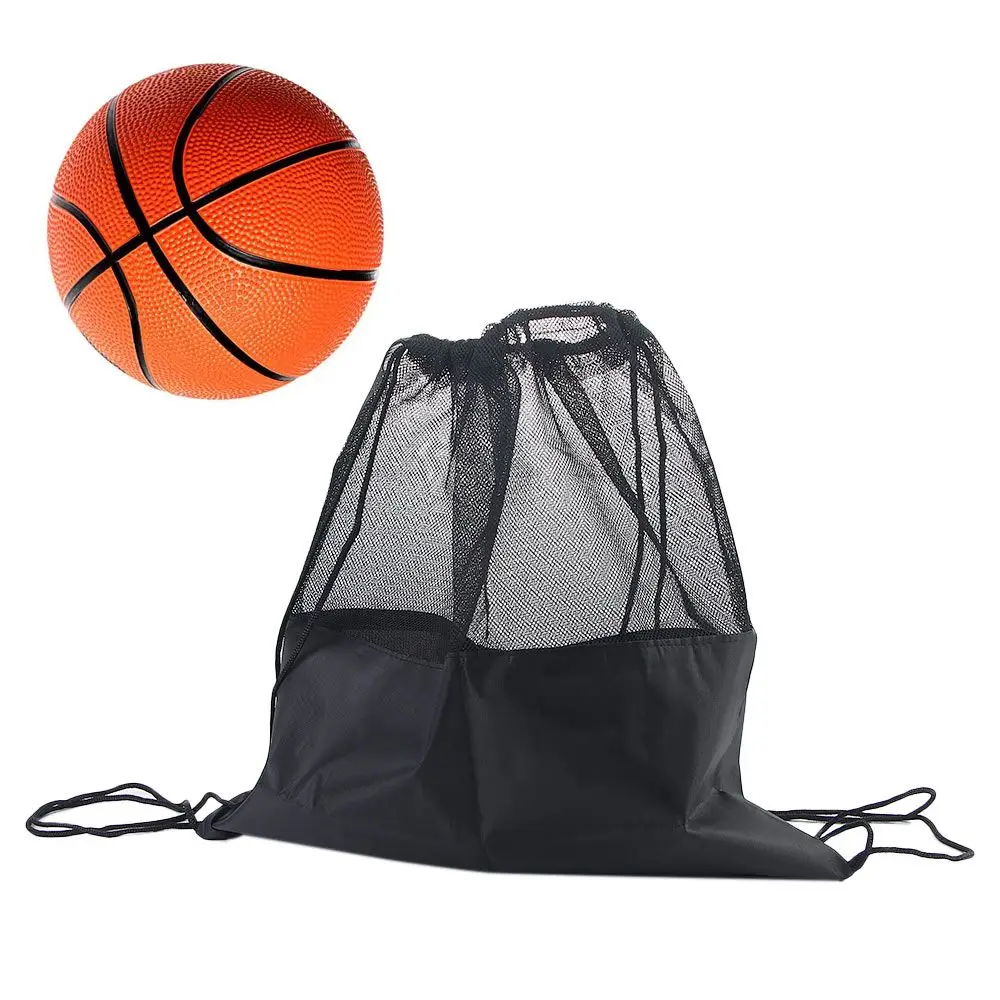 Portable Volleyball Ball Soccer Football Storage Backpack Basketball Cover Mesh Bag Basketball Bag