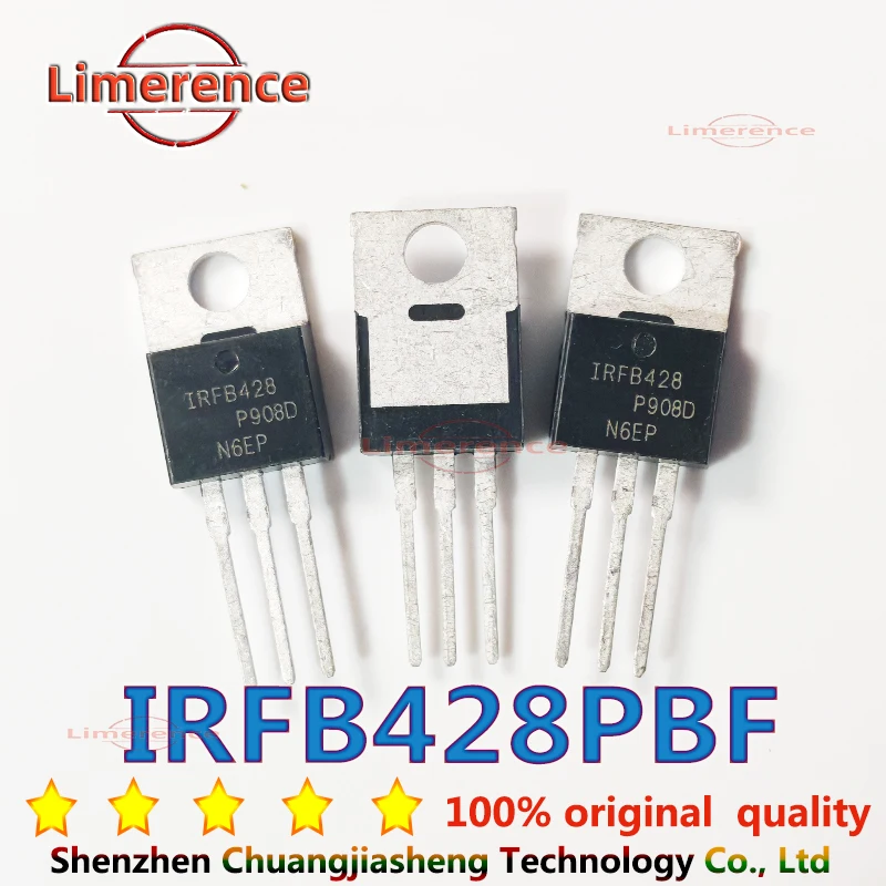 100% nuevo 50 unids/lote original MOSFET IRFB428PBF 40V130A IRFB428 TO-220 Transistor