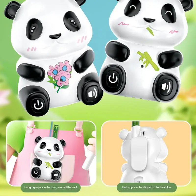 Familie Walkie Talkies niedlichen Panda Design Walkie Talkie Walkie Talkies drahtlose Fern kommunikation Walkie-Talkie Spielzeug Walkie