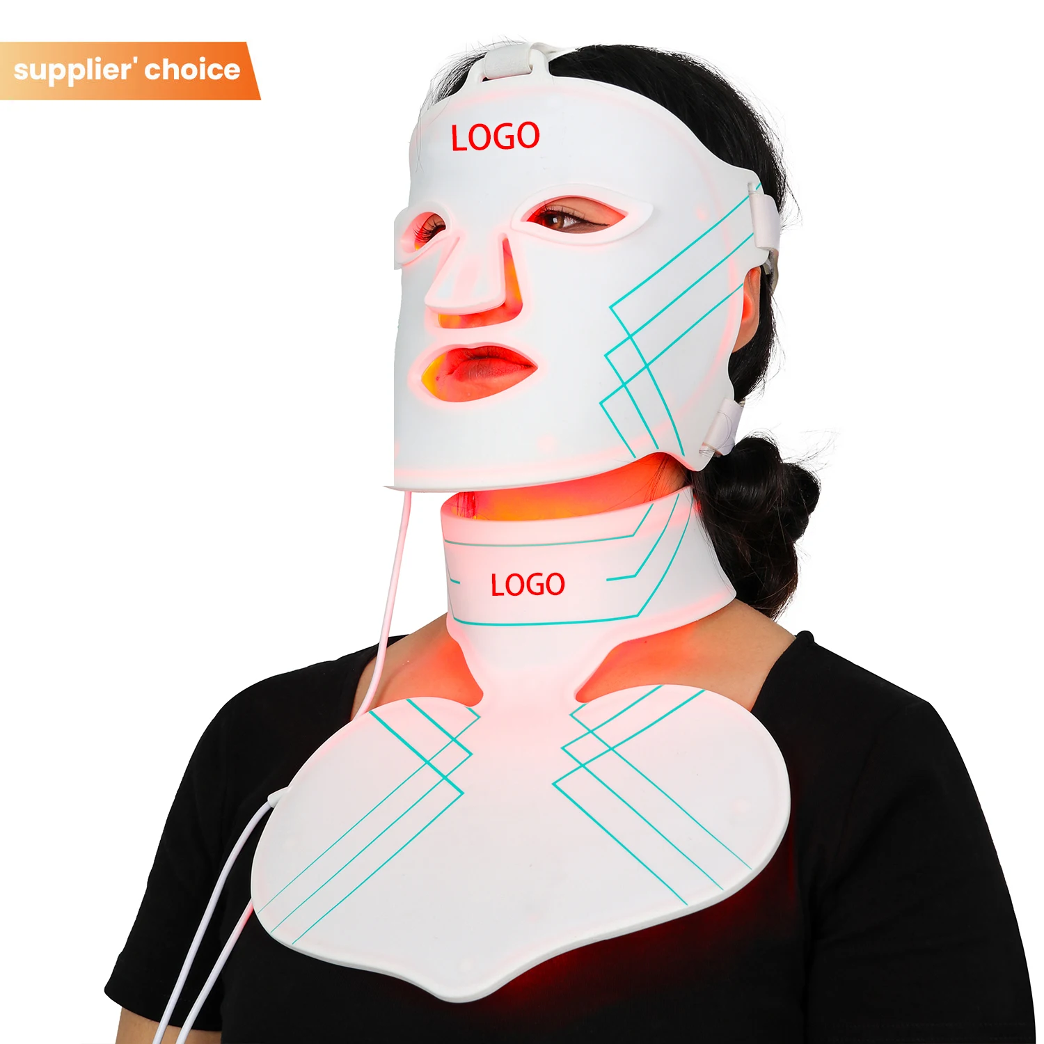 510K Red Light Therapy Mask for Skincare Beauty Led Facial Mask Infrared Light Salon Equipment From China