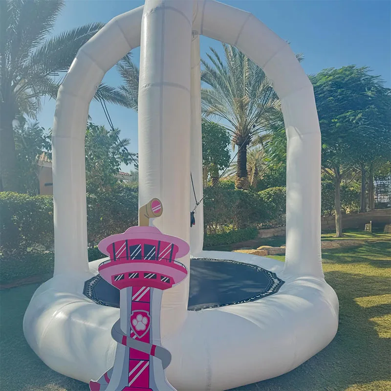 for Kids | Blow Up Bungee Jumping Game Event Rental Sports Jumper Outdoor Commercial Inflatable Bungee Trampoline