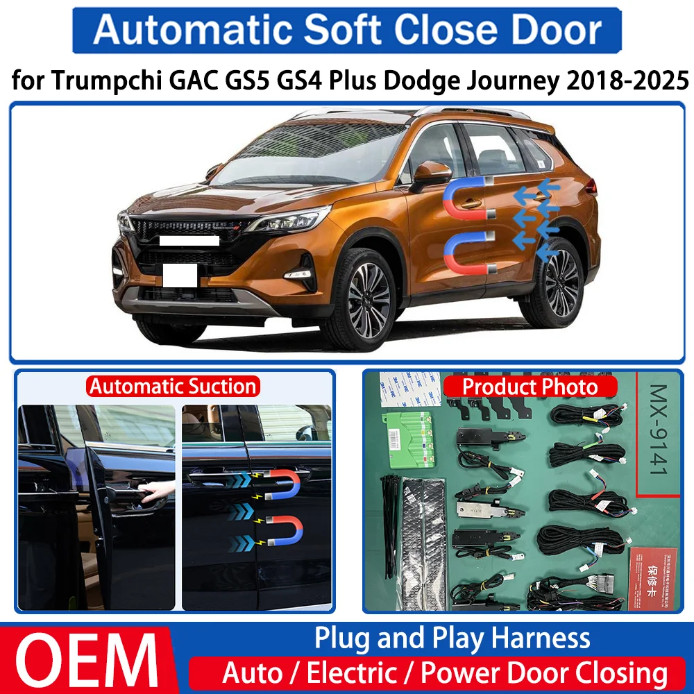 for Trumpchi GAC GS5 GS4 Plus Dodge Journey 2018-2025 Car OEM Automatic Soft Close Door Electric Suction Kit Auto Power Closing