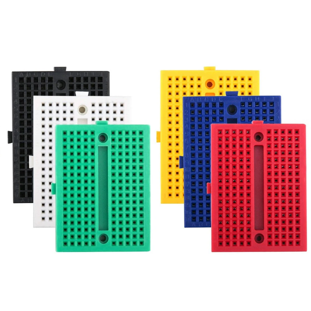 6PCS SYB-170 Mini Solderless Prototype Breadboard Universal 170 Tie-points for arduino Diy Kit for DIY Arduino Raspberry Pi Prot