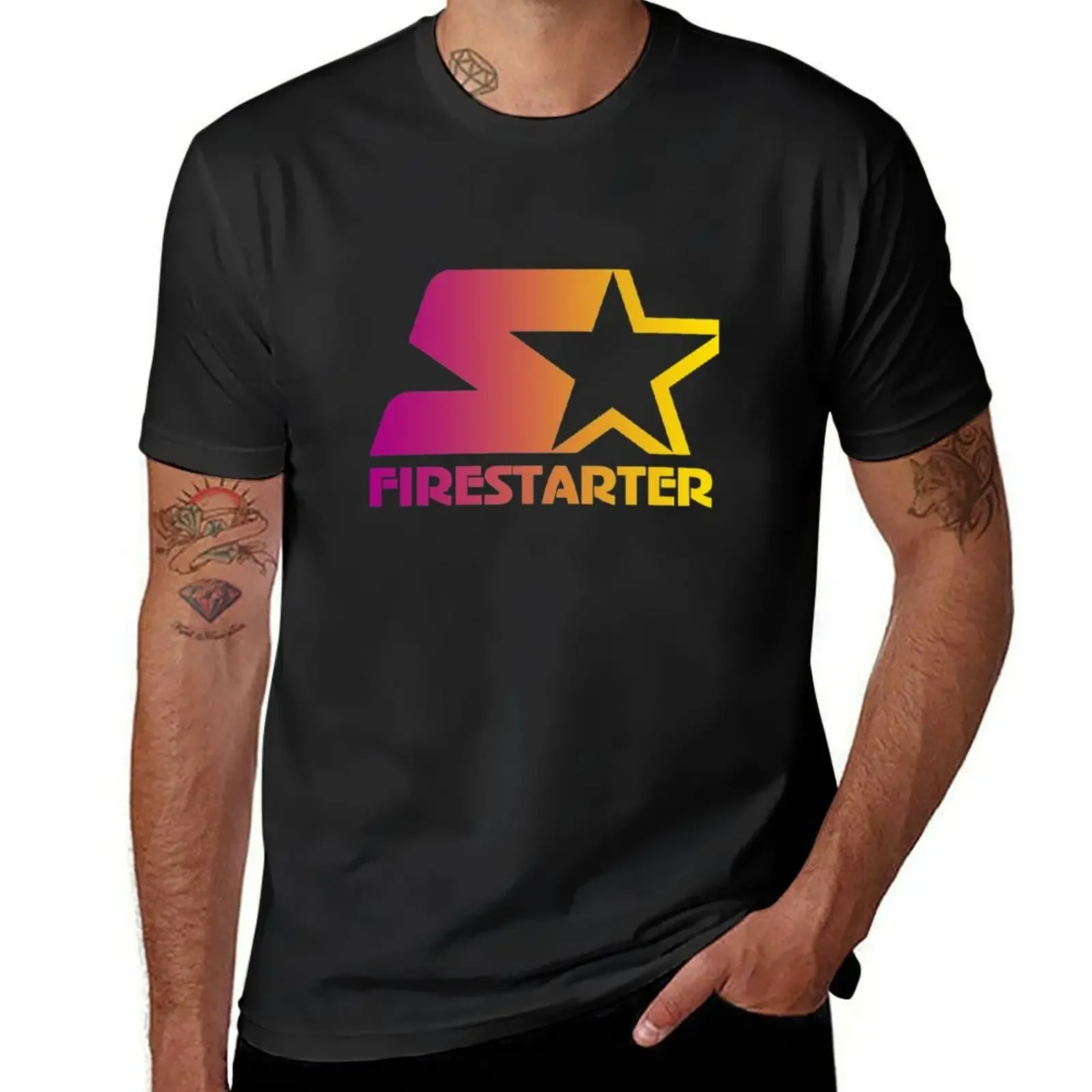 Firestarter T-Shirt blue archive anime figures graphics clothes for men