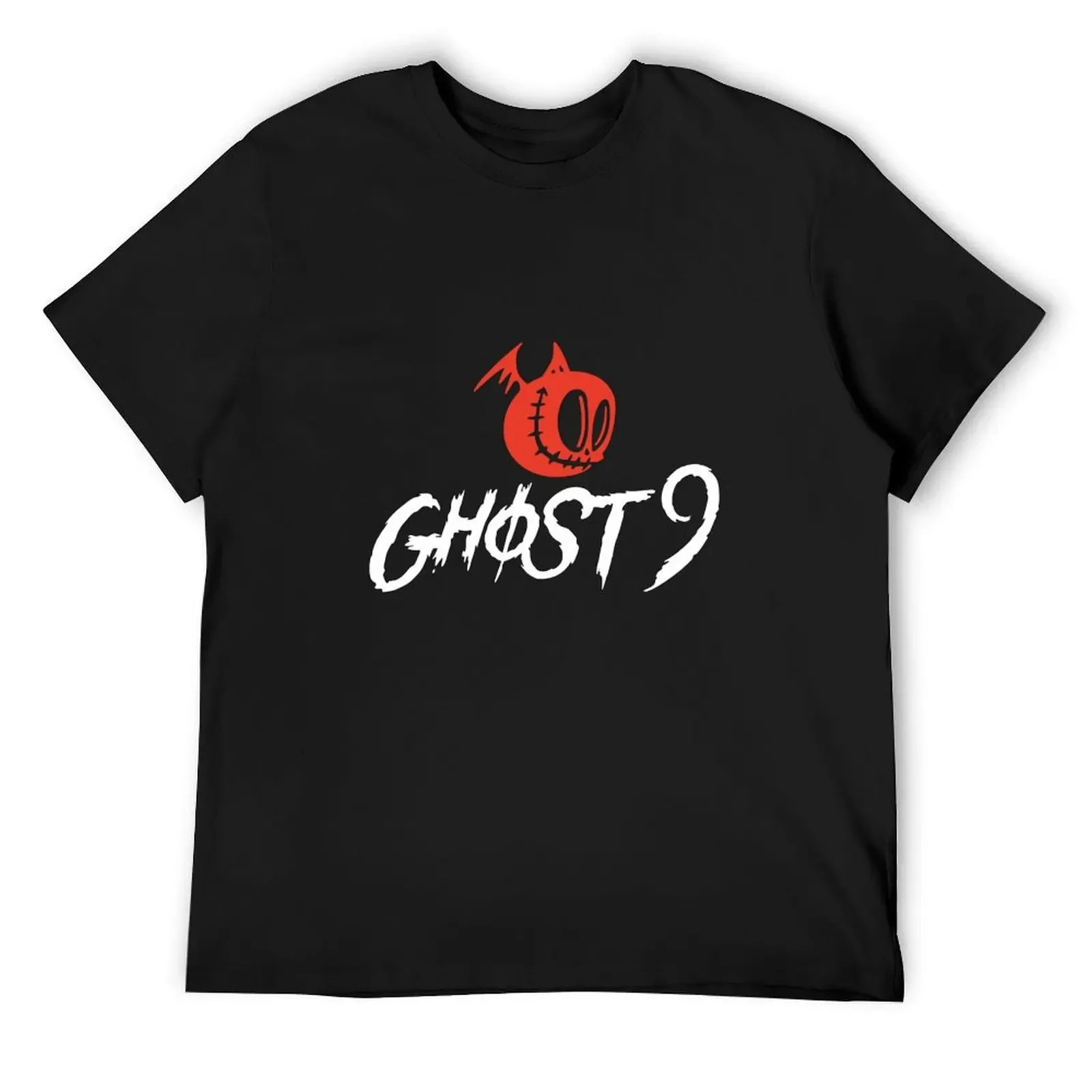 

GHOST9 (WHITE VER) T-Shirt graphic t shirt vintage for a boy football t shirt mens plain t shirts