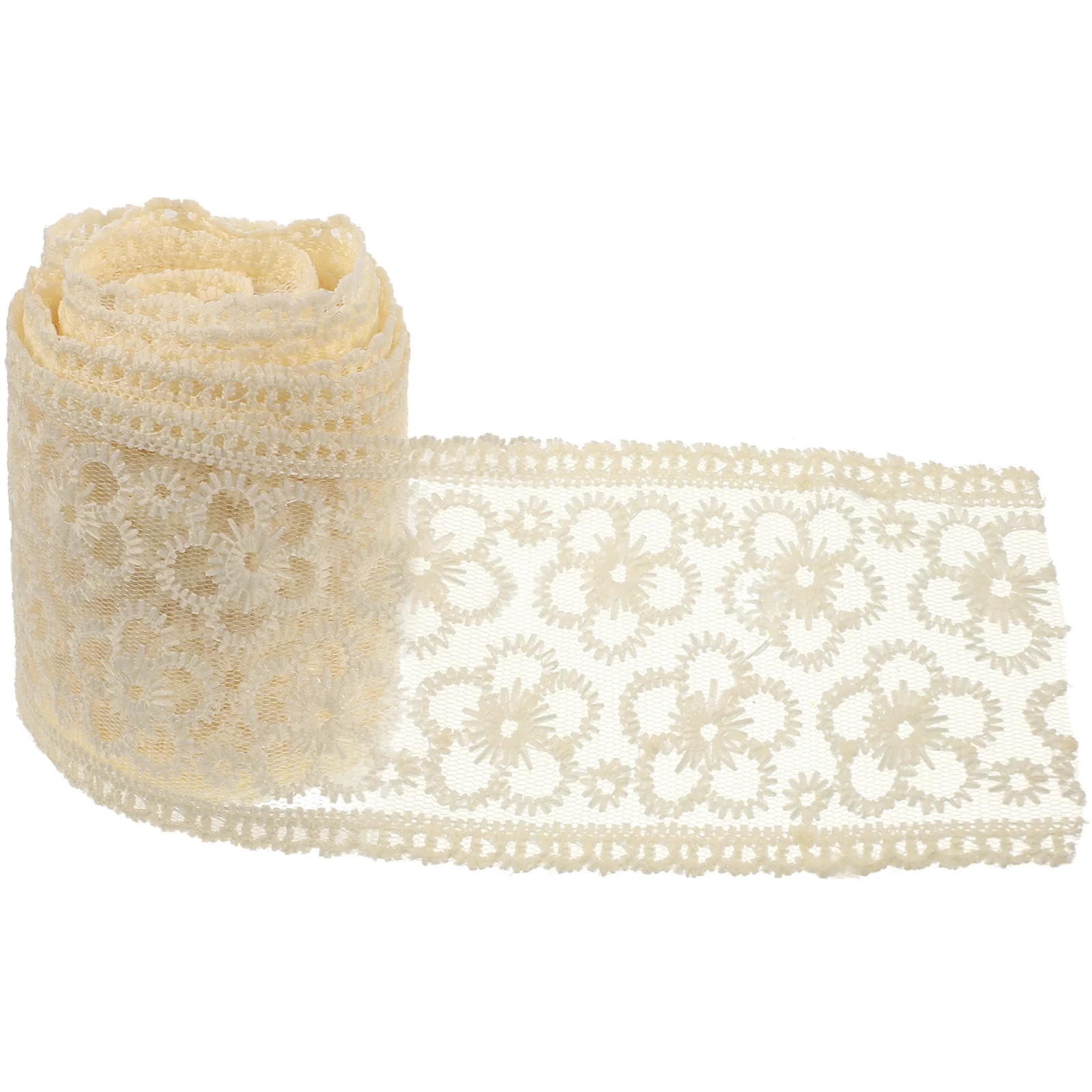 

Elegant Lace Trim for Sewing DIY Crafts Hair Accessories Clothes Skirts Decorative Fabric Embroidery Lace Ribbon Wear-Resistant