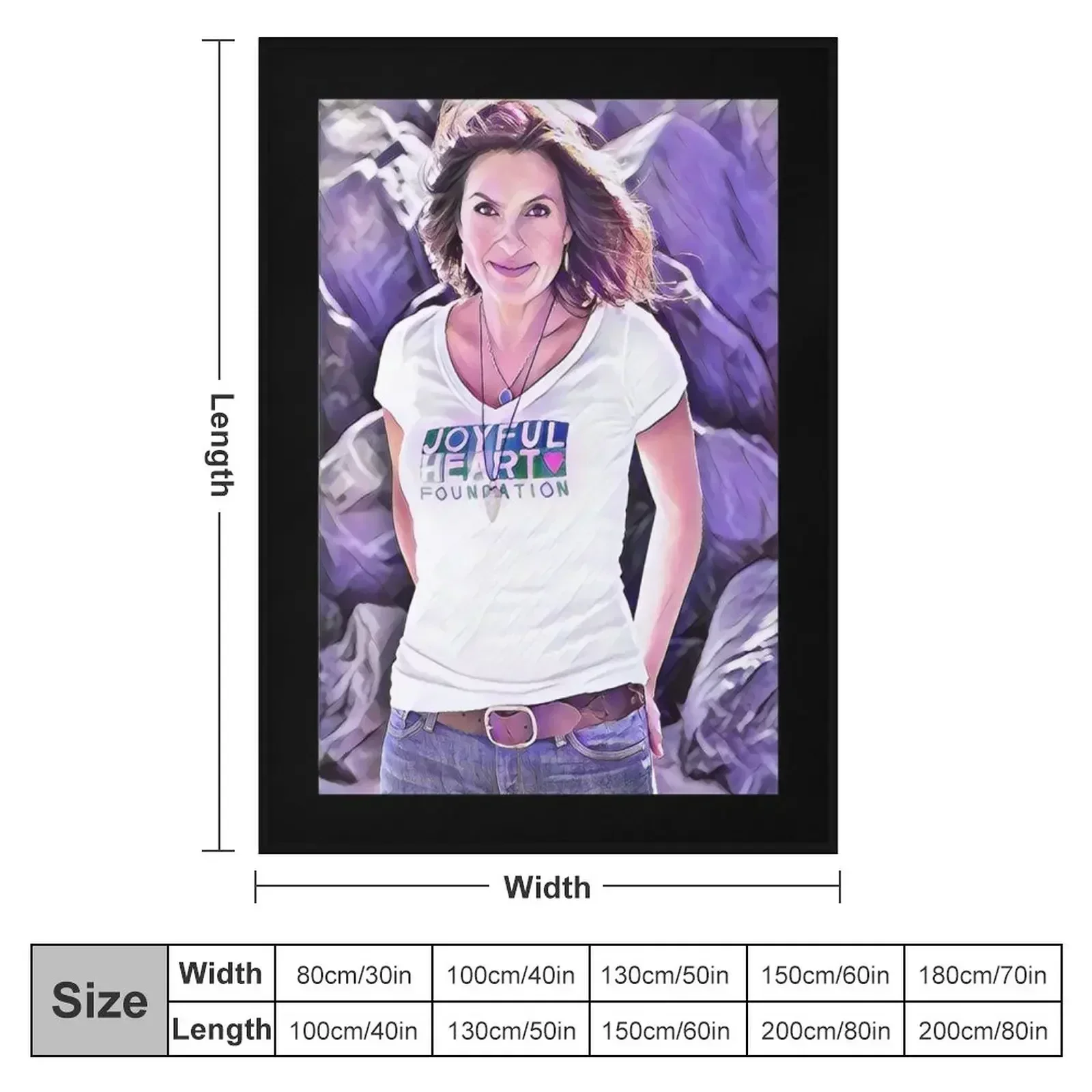 Mens Best Mariska Hargitay Gift For Everyone Throw Blanket warm winter for winter Travel Large Thins Bed covers Blankets