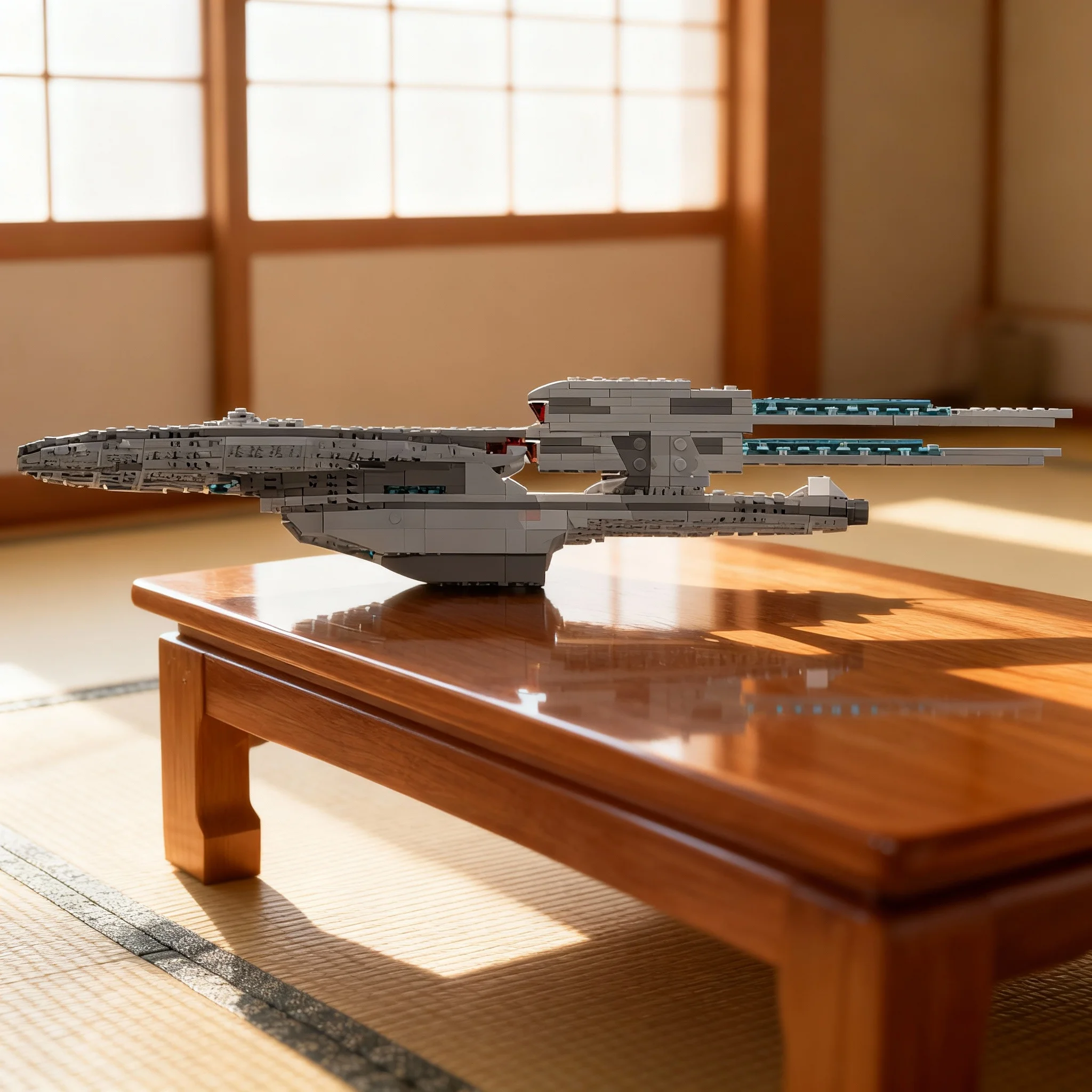 

391pcs MOC Excelsior II Class Starship Smooth Space Model Building Blocks Architecture Toys Christmas Gifts Creative Education