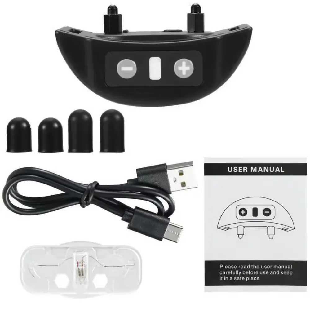 Electric Dogs Training Collar Automatic Dog Anti Barking Device  USB Chargeable Stop Barking Vibration Anti Bark Devices