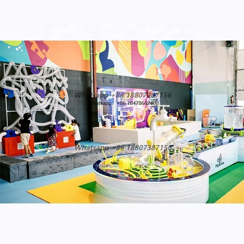 Bonhong High Quality Interactive Indoor Water Park Equipment Sensory Science Water Museum for Kids Home Use Made of Steel Metal