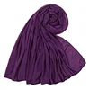 Hot Muslim Fashion Woman Soft Hijabs Scarf Shawl Plain Cotton Jersey Scarves Turban Women Long Shawls Head Wrap Headband Abaya