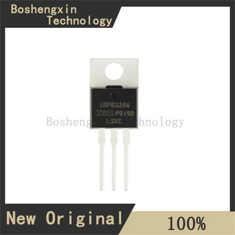 2Pcs IRFB3206PBF N-channel, 60V, 210A, 3mΩ@10V TO-220AB IRFB3206PBF