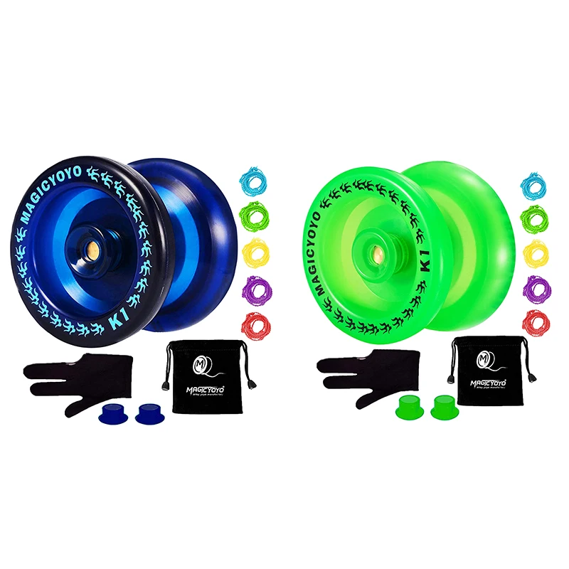 Magicyoyo-5つの文字列とyoyoグローブ、yoyo K1-Plus、素晴らしいグローブギフト