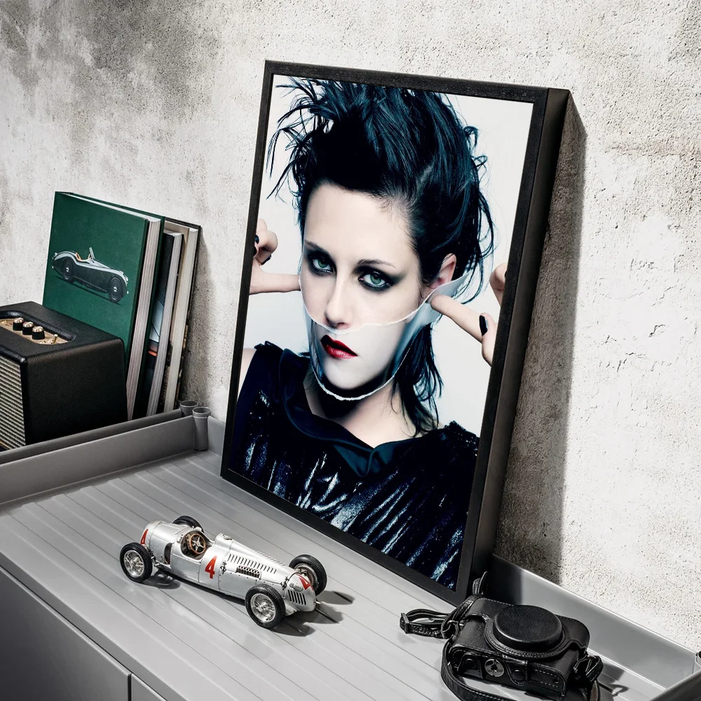 Hollywood Sexy Beauty  Kristen Stewart Poster Movie Sticky Posters Retro Sticker DIY Room Bar  Aesthetic Art Wall Painting