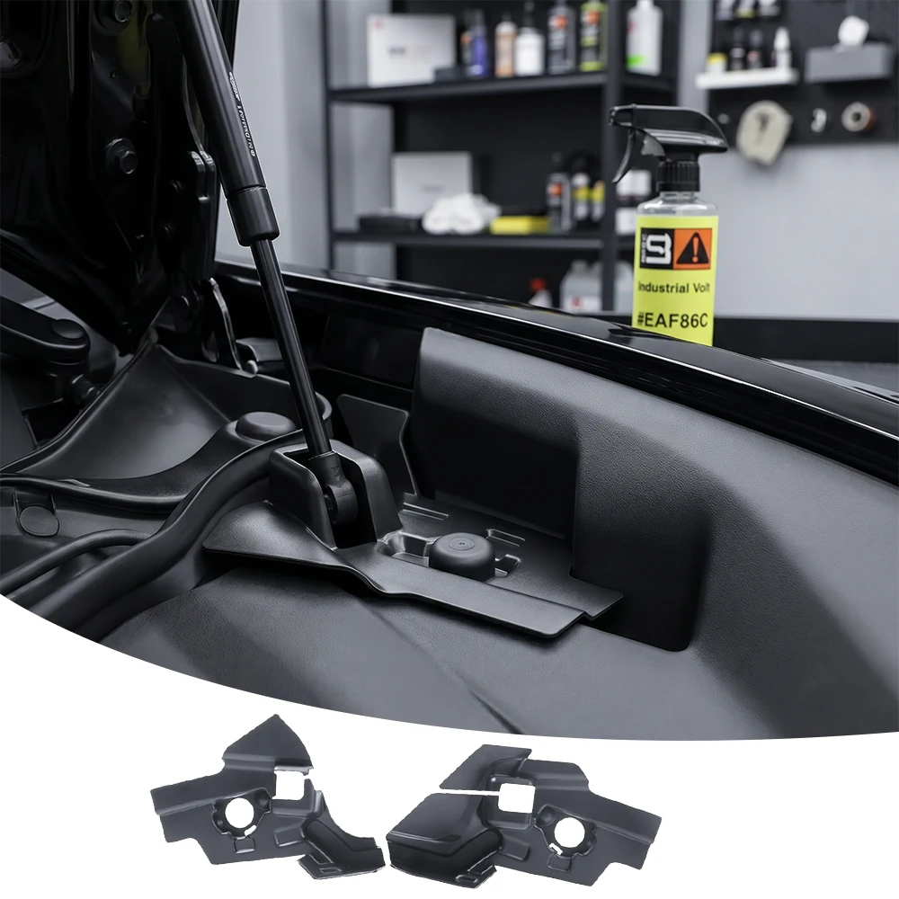 For Tesla Model 3 Highland 2024 2025 Front Trunk Water Guide Groove Anti-blocking Cover ABS Leak Filter Protection Accessories