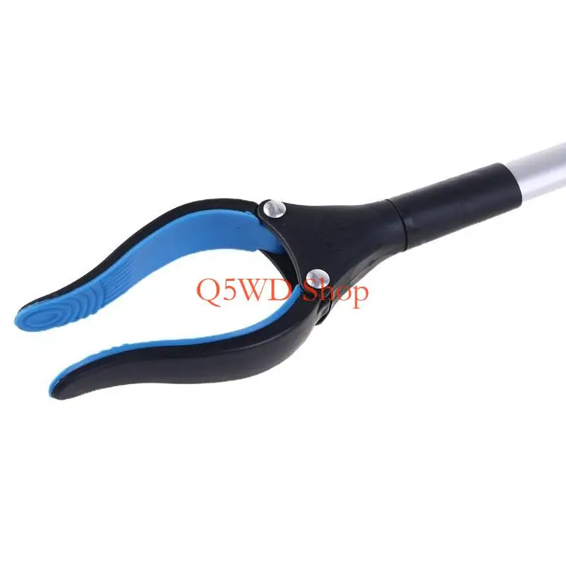 Q5WD Foldable Long Trash Clamps Grab Pick Up Tool Curved Handle Garbage Clip Portable Pickup Tools