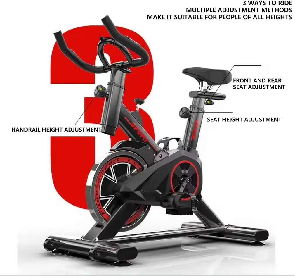 Bicicleta giratoria ultrasilenciosa, resistencia magnética, ejercicio en casa, equipo de Fitness, bicicleta de ciclismo interior, gimnasio comercial, deporte