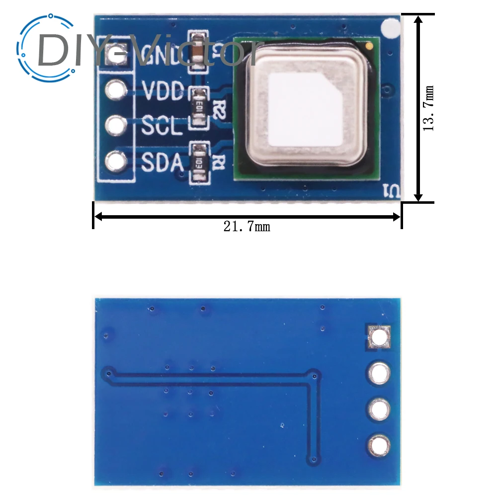 Le module de capteur de gaz SCD40 SCD41 détecte la température et l'humidité du carbone CO2 dans un capteur, communication I2C