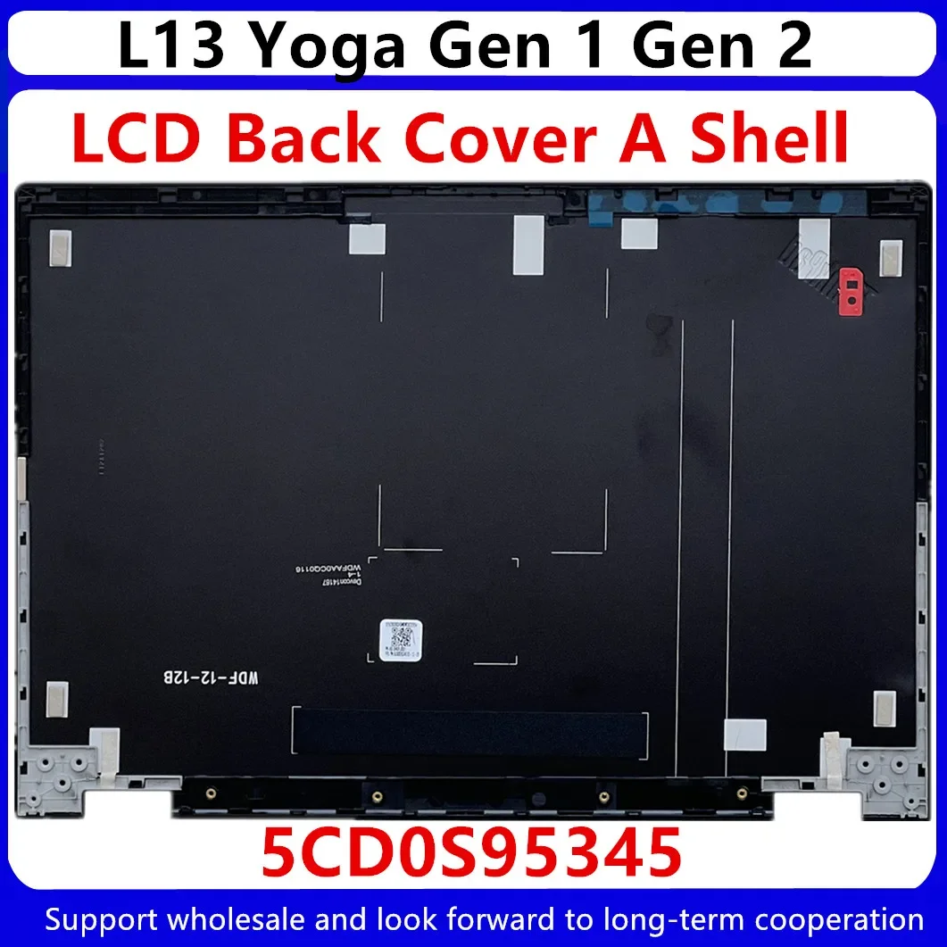 

New For Kailxuling ThinkPad L13 Yoga Gen 1 L13 Yoga Gen 2 LCD Back Cover 5CB0S95345 4600HK0F0011 Black