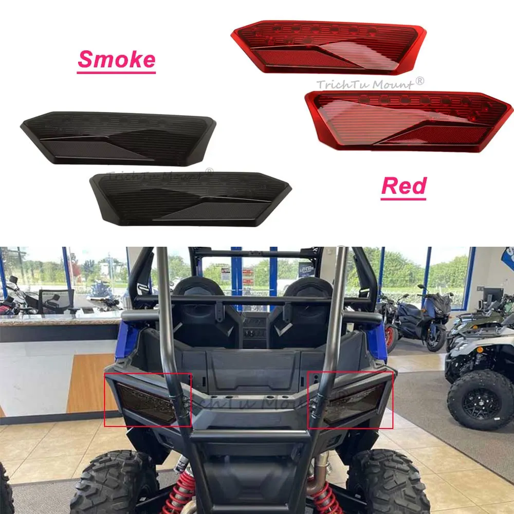 UTV IP67 LED Tail Light Brake Stop Running Lights Fits For Polaris RZR XP 4 1000 Trail S 900 Sport Ultimate Turbo EPS 2014-2025