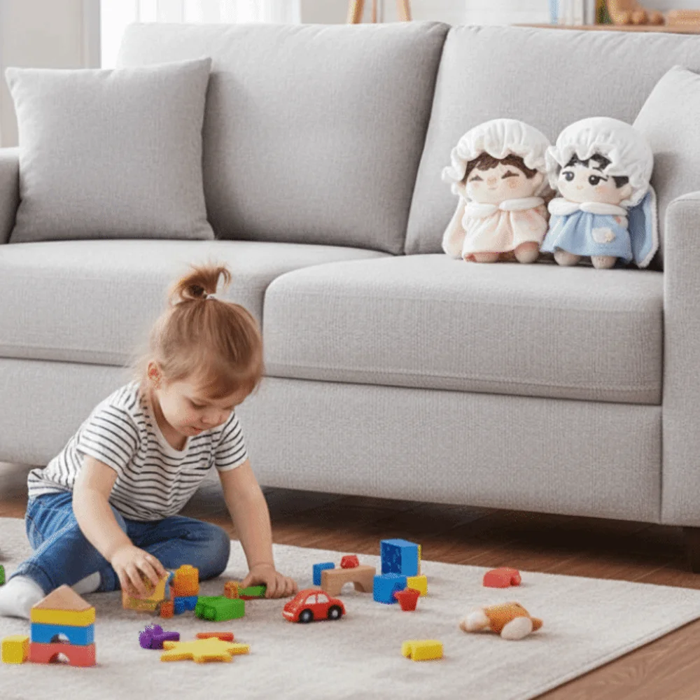 Animal Onesie 10cm Cotton Clothes Bunny Costume Cartoon Cotton 's Clothes Set Kawaii Dress-up 10cm Clothes Accessories