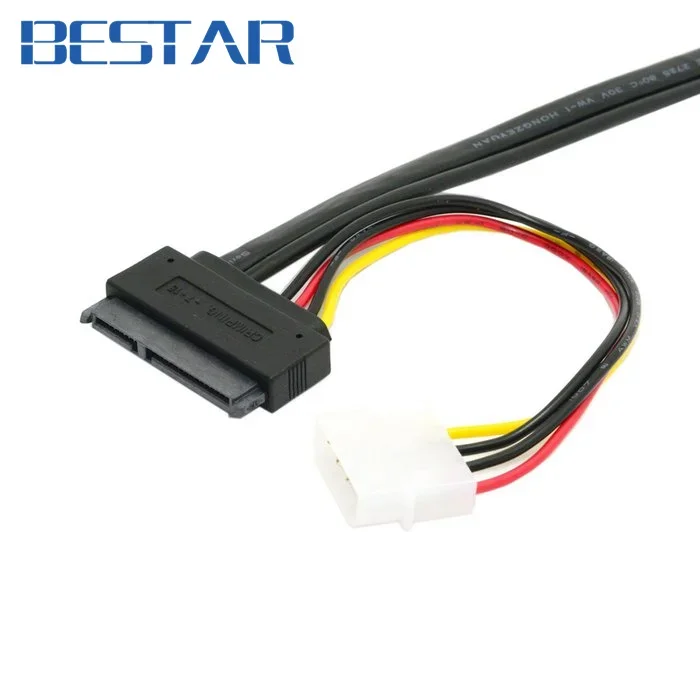 50 سنتيمتر ESATAp الطاقة ESATA كومبو إلى SATA 22pin و IDE 4pin 5 فولت 12 فولت مهائي كابلات لكابل بيانات القرص الصلب 3.5 "2.5"