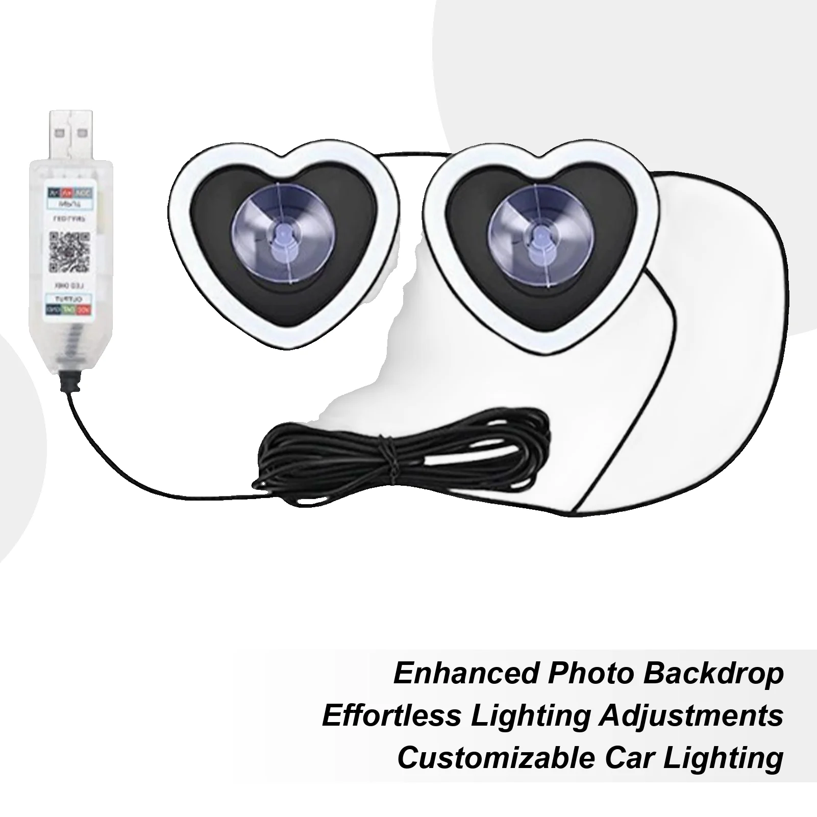 

Car Lights Interior Suction Cup USB Charging Lighting Inside Car Lights For Family Friends Enthusiast Driving Automotive Home