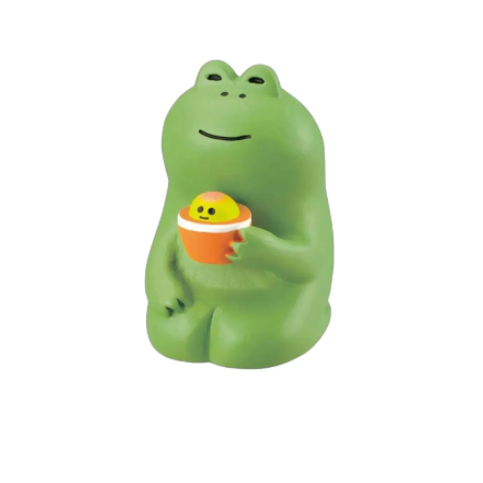 

Resin material frog-shaped ornament, Plum wine frog ornament × 1, Height 4 cm, Width 2.8 cm, Length 2.5 cm, Type Statue,