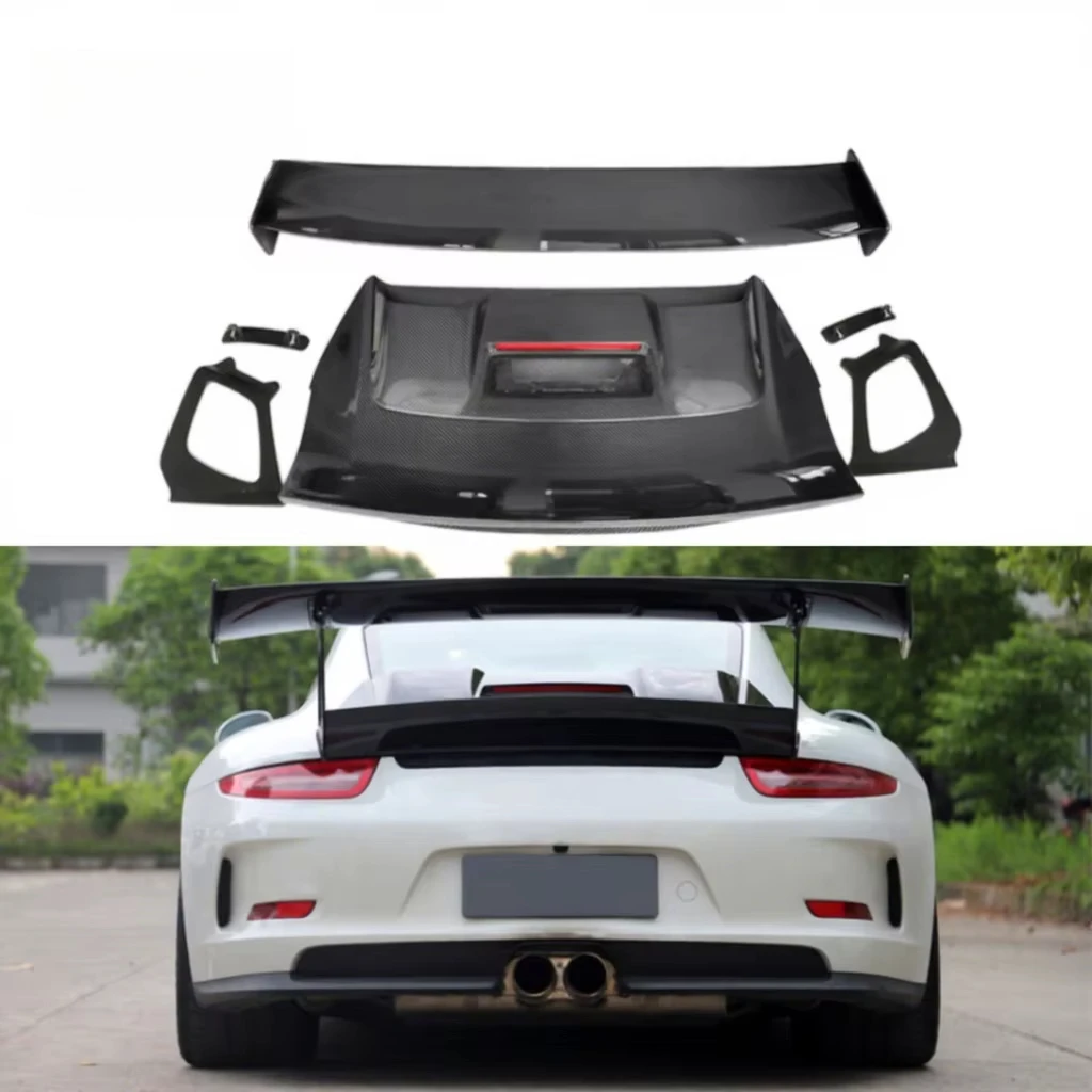 

For 911.1 911.2 991 Upgraded Dry Carbon Fiber Tail GT2RS Style Rear Spoiler Trunk Wing Elevated Tail Body Kit