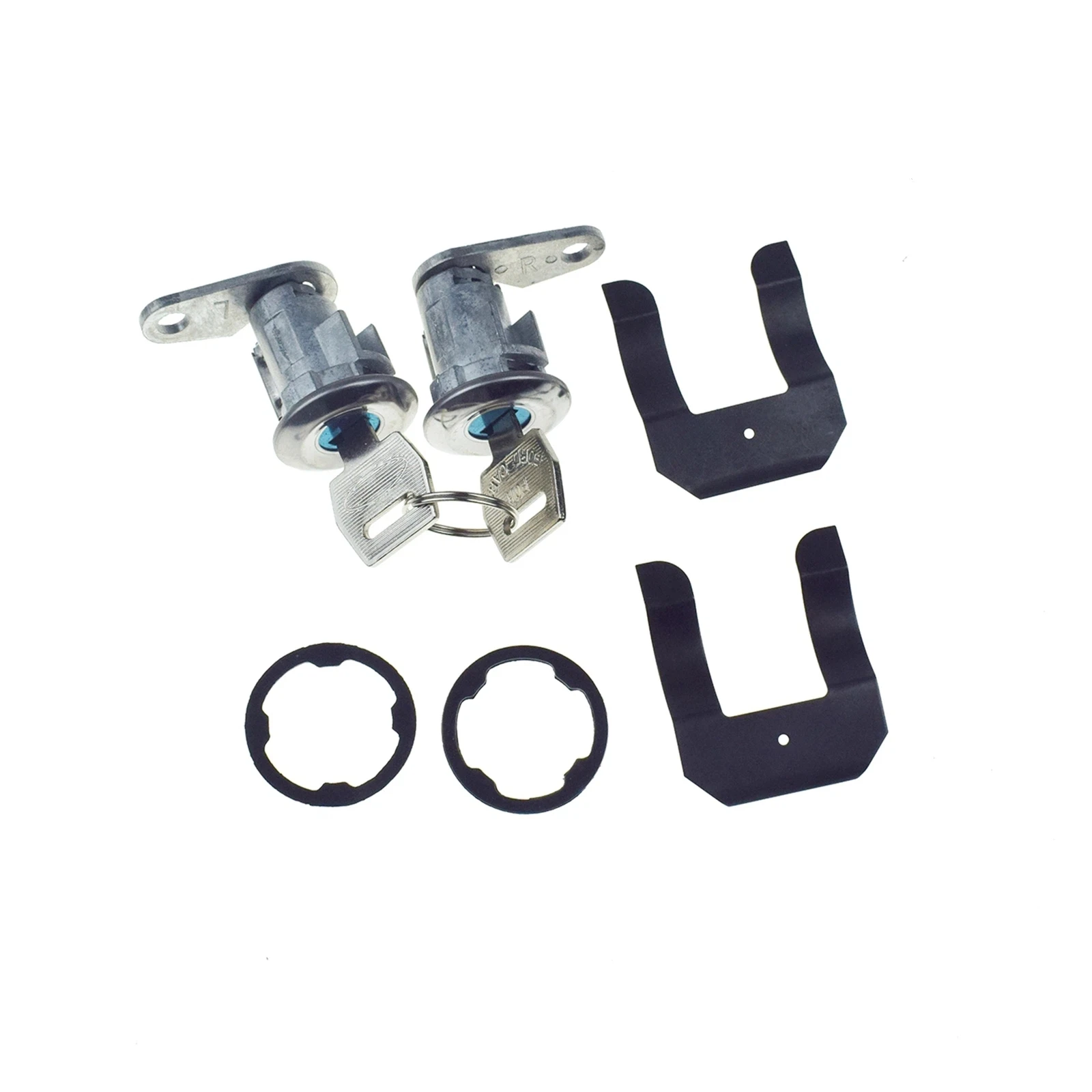 

Цилиндр дверного замка с 2 ключами для Ford Truck Van Mercury F100 F150 F250 F350 5070001, DL15504