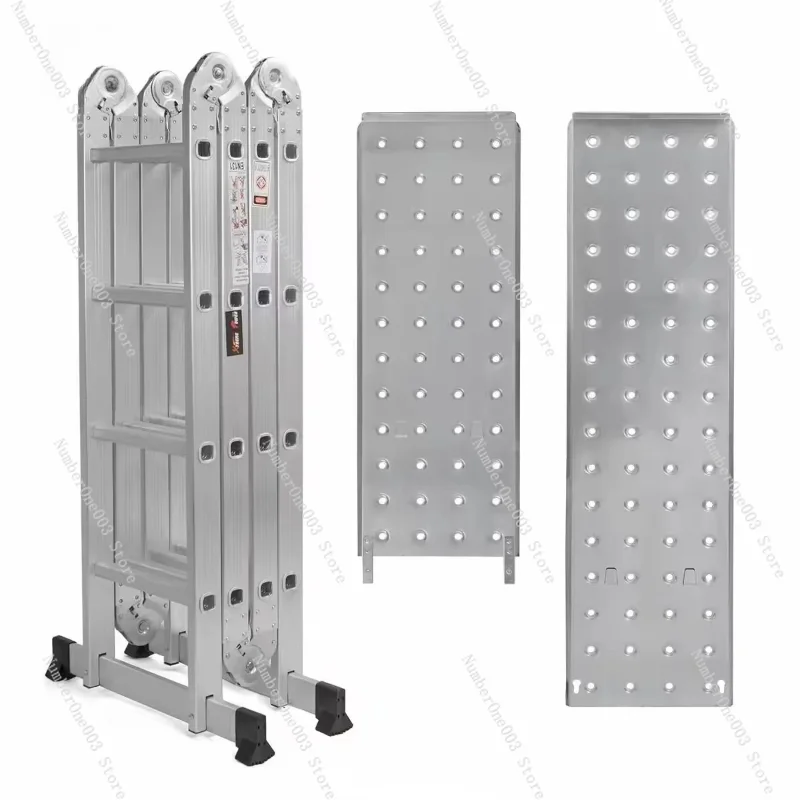 Folding Ladder Multi-function Aluminium Extension 8 in 1 Step Heavy Duty Combination aluminium ladder 4.7m