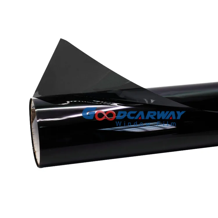 

BK-20 Black Hot Sell Factory Direct Carbon 1 Ply Tint Sun Block Window Film for Car