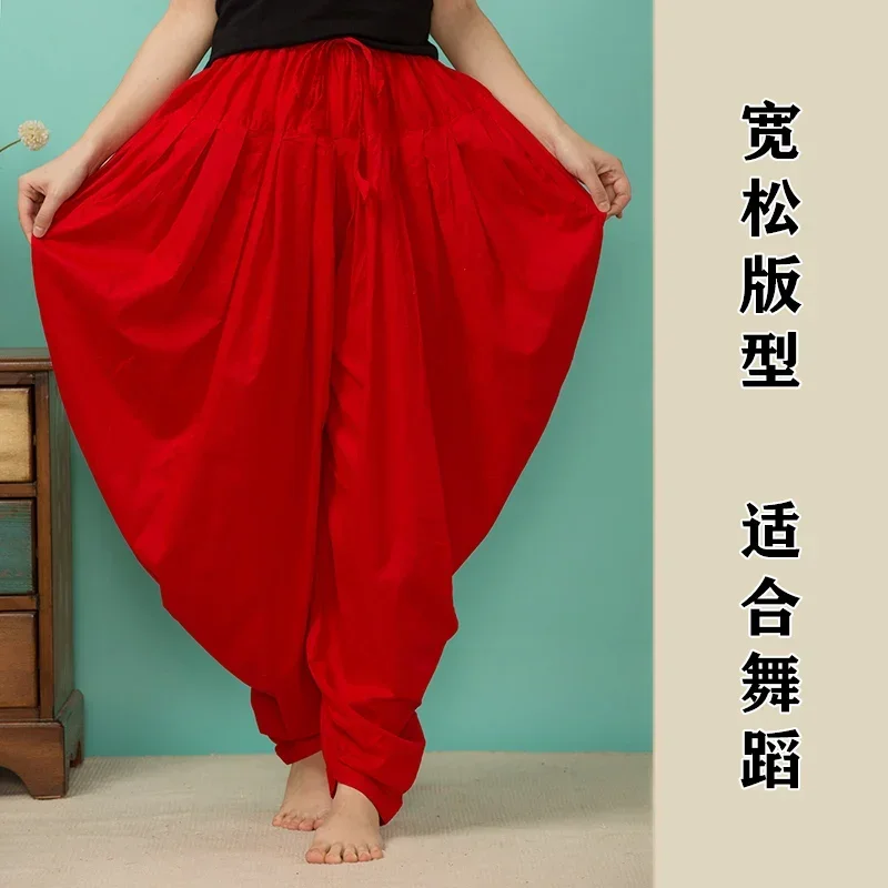 Indian Punjabi Pants Trousers Shalwar India Spring and Summer Pants Multicolor Cotton Radish Pant Pleated Salwar - view 2
