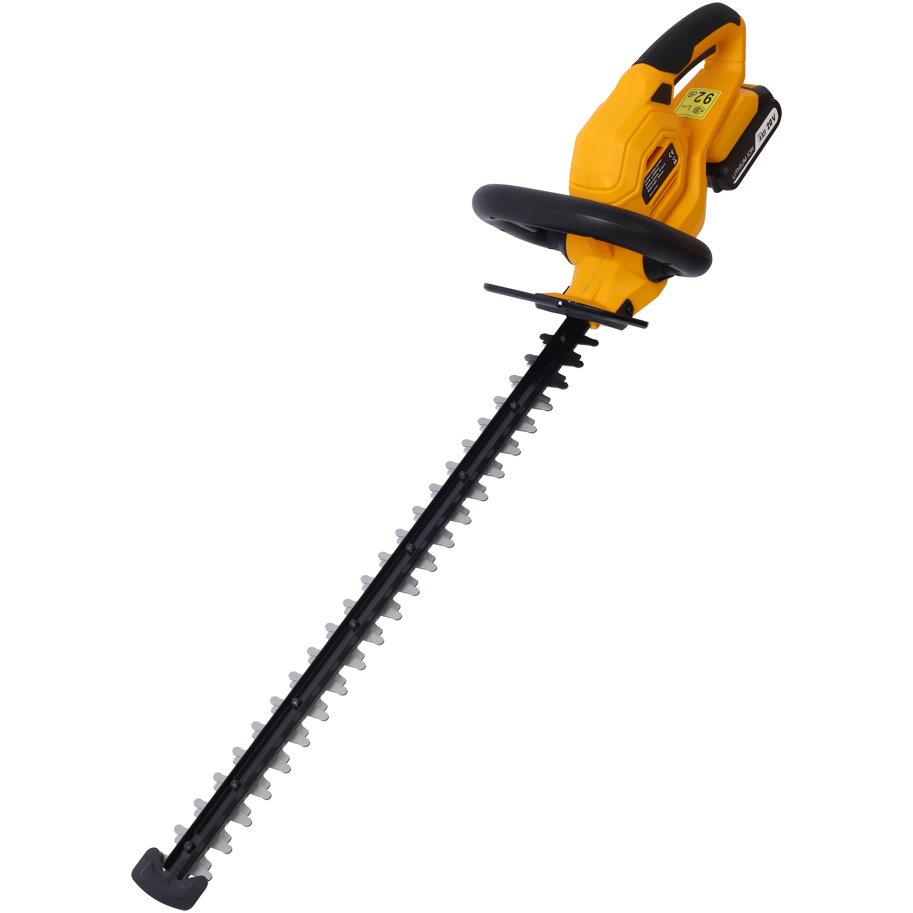 20V Cordless Hedge Trimmer, 22 Inch Dual Action Steel Blade, Reduced Vibration, Battery & Charger Included, Electric Bush Trimmer for Garden Yard Pruning