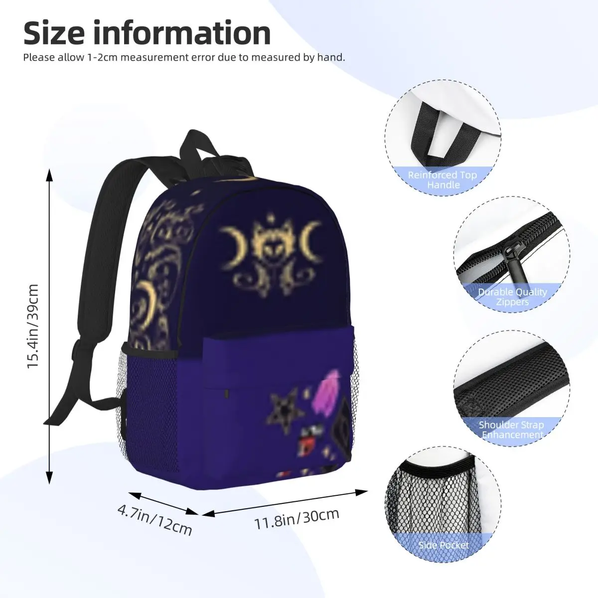 Helluva bodiva-Sac à dos étudiant grande capacité pour filles et garçons, sac à dos léger et étanche, 15 po