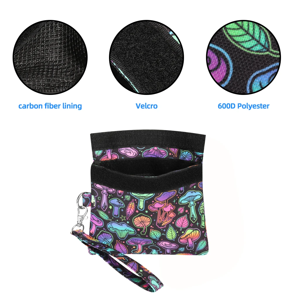 FIREDOG Smell Proof Bag Smell proof Odorless Pouch Storage Pouch & Case Carbon Lined Airtight Storage Pouch