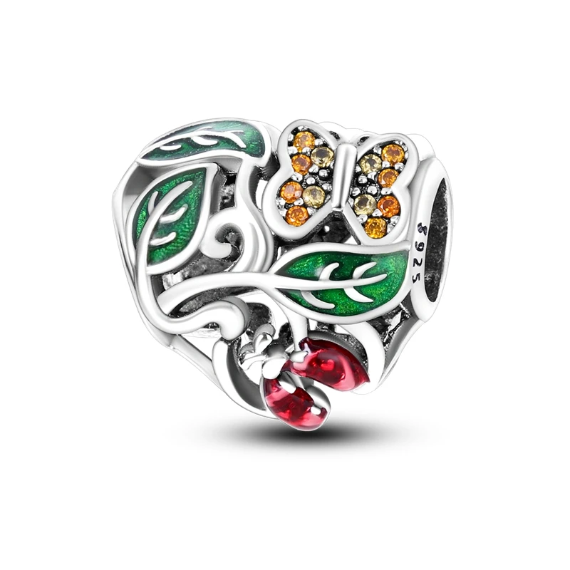 

925 Sterling Silver The Breath Of Spring Charms Bead Fit 3mm Original Bracelet DIY Women Exquisite Birthday Party Jewelry Gifts